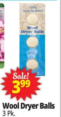Ocean State Job Lot Wool Dryer Balls offer