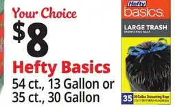 Ocean State Job Lot Hefty Strong Lawn & Leaf 39 Gallon Trash Bags 18 Count offer