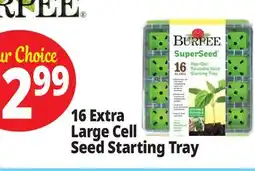 Ocean State Job Lot Burpee SuperSeed Pop-Out Reusable Seed Starting Tray 16XL-Cell offer