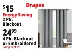 Ocean State Job Lot Drapes offer