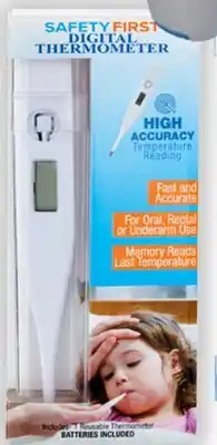 Ocean State Job Lot Safety First Digital Thermometer offer