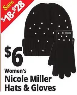 Ocean State Job Lot Women's Nicole Miller Hats & Gloves offer