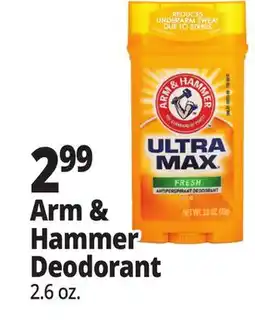 Ocean State Job Lot Arm & Hammer Deodorant offer