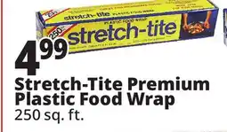Ocean State Job Lot stretch-tite Premium Plastic Food Wrap 250 sq ft offer