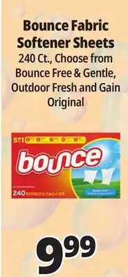 Ocean State Job Lot Bounce Free & Gentle Dryer Sheets 240 Count offer