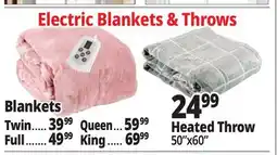 Ocean State Job Lot Electric Blankets & Throws offer