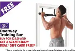 Ocean State Job Lot Doorway Training Bar offer