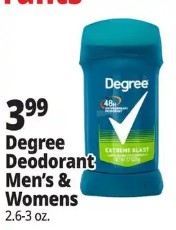 Ocean State Job Lot Degree Extreme Blast Antiperspirant Deodorant 2.7 oz offer