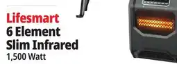Ocean State Job Lot Lifesmart 6 Element Infrared Heater with Front Air Intake offer