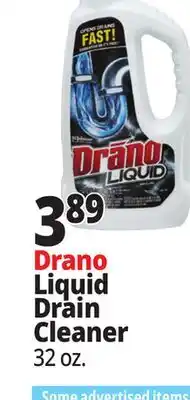 Ocean State Job Lot Drano Liquid Drain Cleaner 32 oz offer