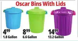 Ocean State Job Lot Oscar Bins With Lids offer