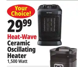 Ocean State Job Lot Heat-Wave Oscillating Ceramic Heater offer