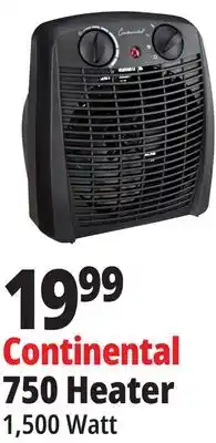 Ocean State Job Lot Continental Fan Heater offer