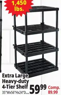 Ocean State Job Lot Extra Large Heavy-duty 4-Tier Shelf offer
