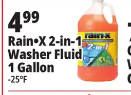 Ocean State Job Lot Rain-X -25° 2-in-1 Windshield Wash 1 Gal offer
