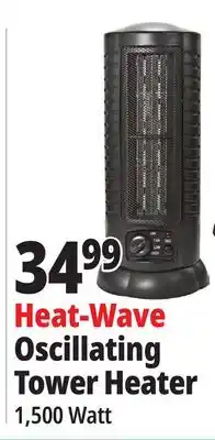 Ocean State Job Lot ProAria Oscillating Ceramic Tower Heater offer
