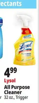 Ocean State Job Lot Lysol All Purpose Cleaner offer