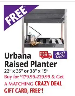 Ocean State Job Lot Urbana Raised Planter offer