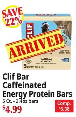 Ocean State Job Lot Clif Bar Caffeinated Energy Protein Bars offer