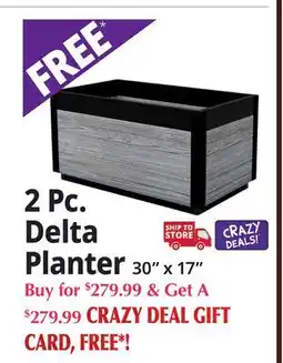 Ocean State Job Lot 2 Pc. Delta Planter offer