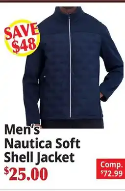 Ocean State Job Lot Men's Nautica Soft Shell Jacket offer
