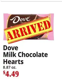 Ocean State Job Lot Dove Milk Chocolate Hearts offer