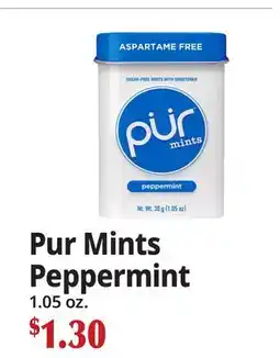 Ocean State Job Lot Pur Mints Peppermint offer