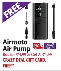 Ocean State Job Lot Airmoto Air Pump offer