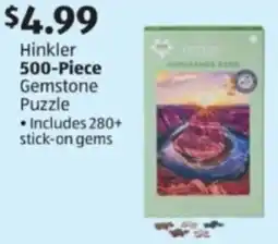 Aldi Hinkler 500-Piece Gemstone Puzzle offer