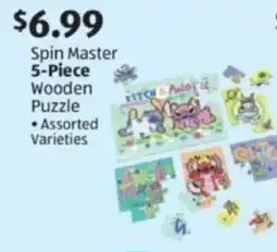 Aldi Spin master wooden puzzle offer