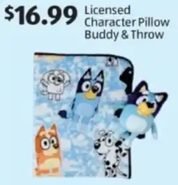 Aldi Licensed Character Pillow Buddy & Throw offer