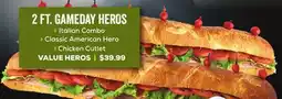 DeCicco & Sons 2 FT. GAMEDAY HEROS offer