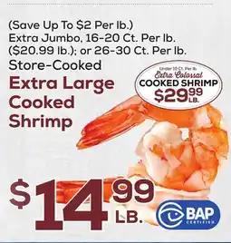 DeCicco & Sons Extra Large Cooked Shrimp offer