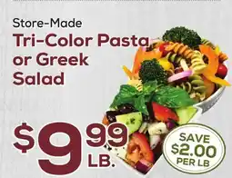 DeCicco & Sons Tri-Color Pasta or Greek Salad offer