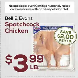 DeCicco & Sons Bell & Evans Spatchcock Chicken offer