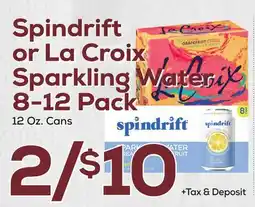 DeCicco & Sons Spindrift or La Croix Sparkling Water offer