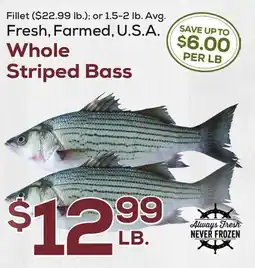 DeCicco & Sons Whole Striped Bass offer