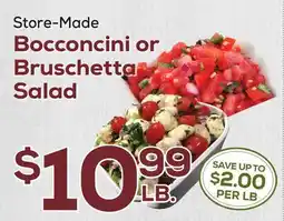 DeCicco & Sons Bocconcini or Bruschetta Salad offer