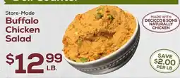 DeCicco & Sons Buffalo Chicken Salad offer