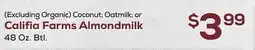 DeCicco & Sons Califia Farms Almondmilk offer