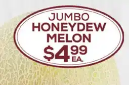 DeCicco & Sons JUMBO HONEYDEW MELON offer
