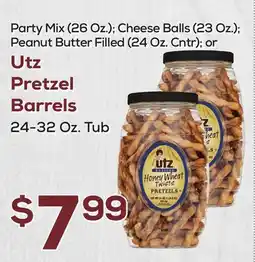 DeCicco & Sons Utz Pretzel Barrels offer