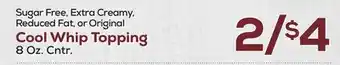 DeCicco & Sons Cool Whip Topping offer