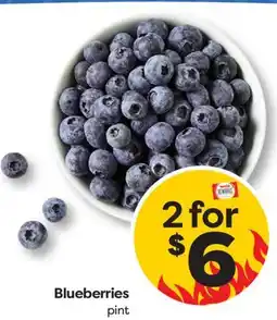 Weis Markets Blueberries offer