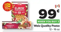 Weis Markets Weis Quality Pasta offer