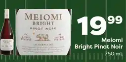 Weis Markets Meiomi Bright Pinot Noir offer