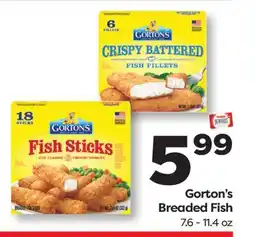 Weis Markets Gorton's Breaded Fish offer