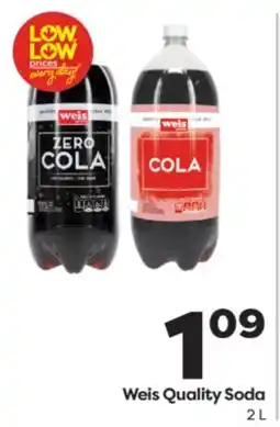Weis Markets Weis Quality Soda offer