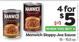 Weis Markets Manwich Sloppy Joe Sauce offer