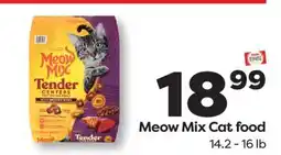Weis Markets Meow Mix Cat food offer